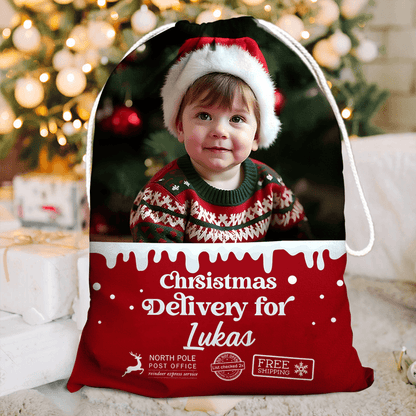Christmas Special Delivery Bag - Personalized Santa Sack