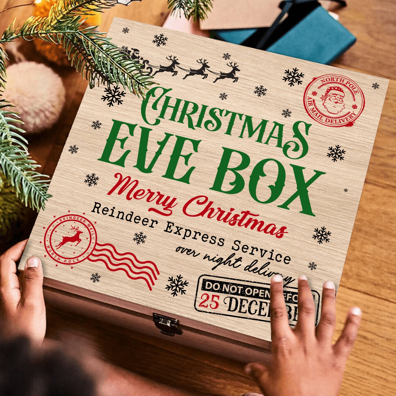 Merry Christmas - Personalized Christmas Eve Box For Kids