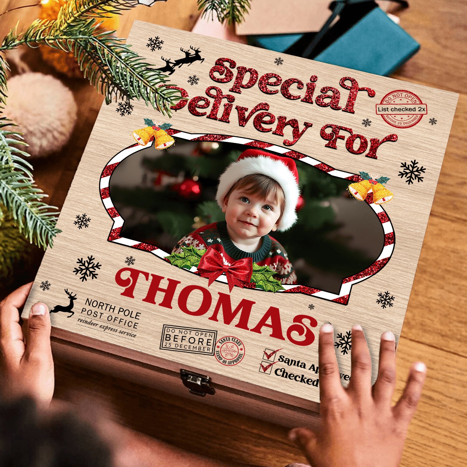 Photo Special Delivery - Personalized Christmas Eve Box For Kids