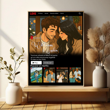 Couple Frame - Personalized Poster And Canvas Print