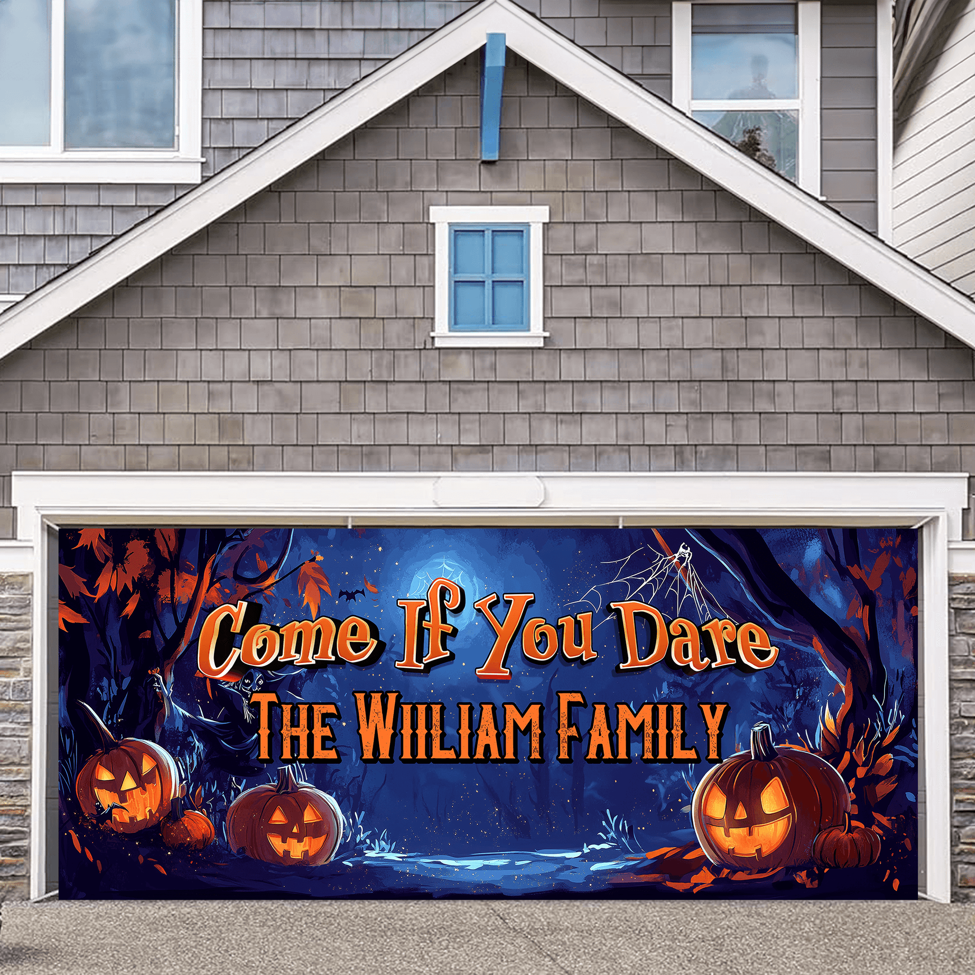 Halloween Garage Door Decor - Spooky Garage Banner Covers