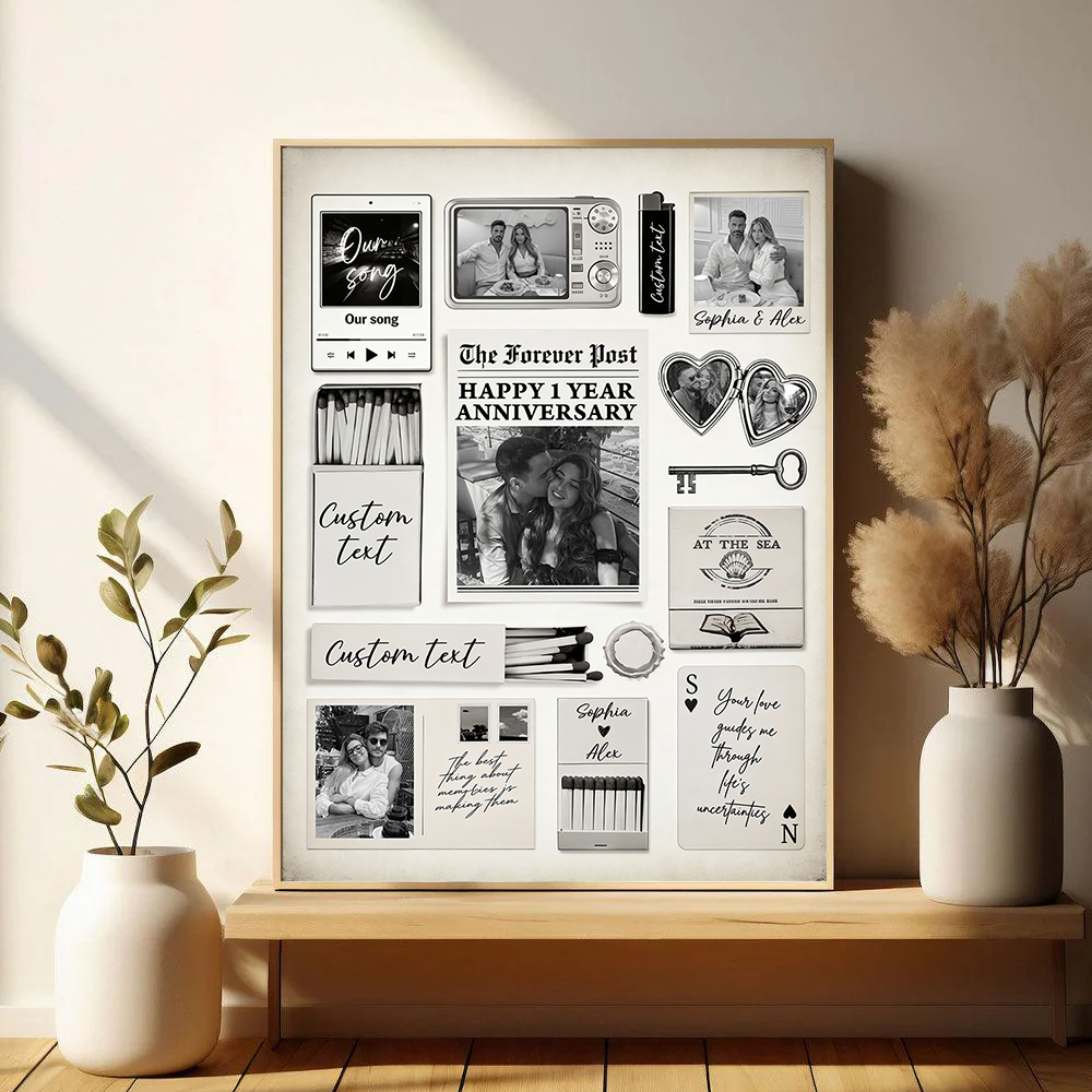 The Best Times Couple Valentine's Canvas - Personalized Poster And Canvas Print