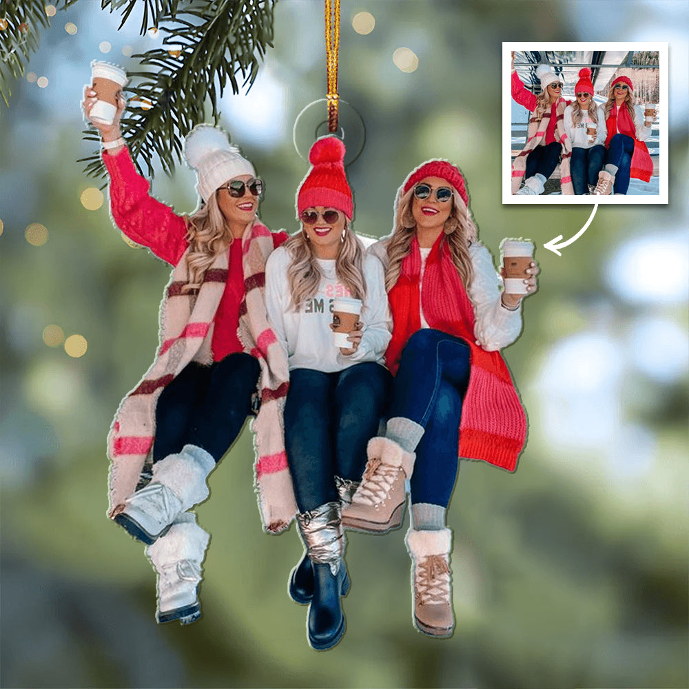 Customized Photo Ornament - Personalized Acrylic Keepsake