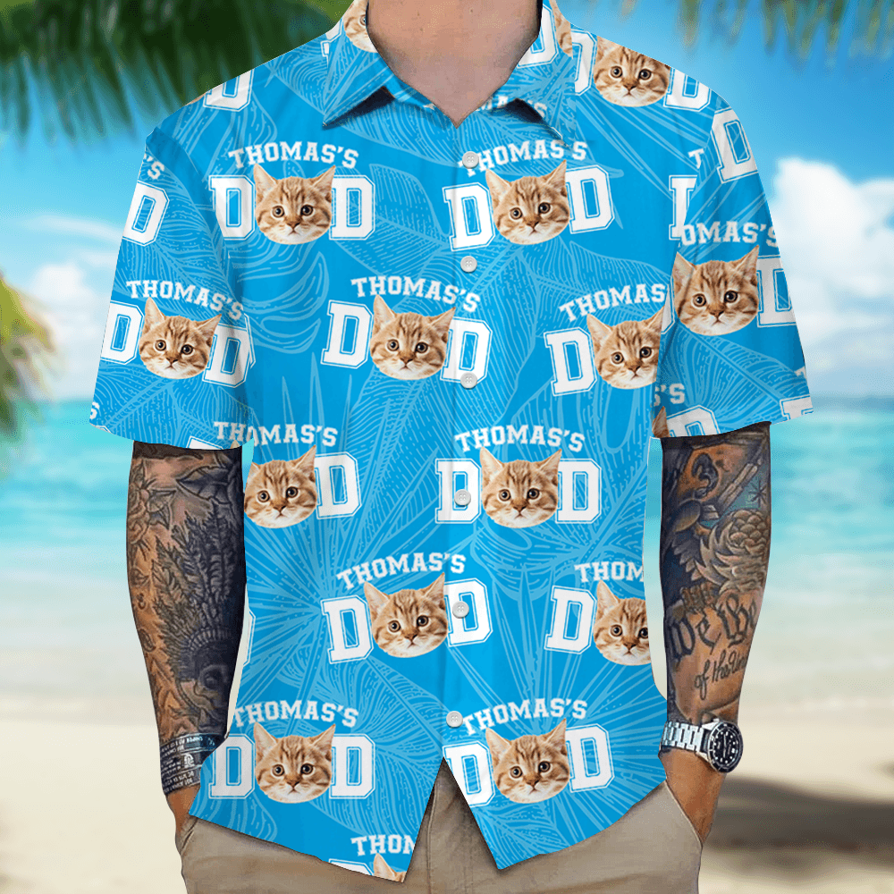 Personalized Hawaiian Shirt - Custom Photo and Name Family Shirt