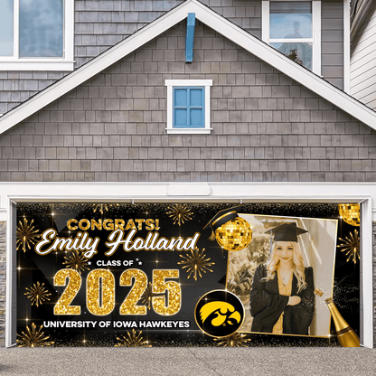 Trending 2025 Congratulations Class Of 2025 - Graduation Garage Door Decorations, Single Garage, Garage Door Banner