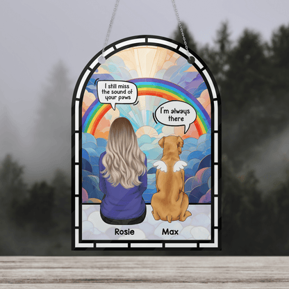 I Miss You Hanging Door - Personalized Memorial Acrylic Sign