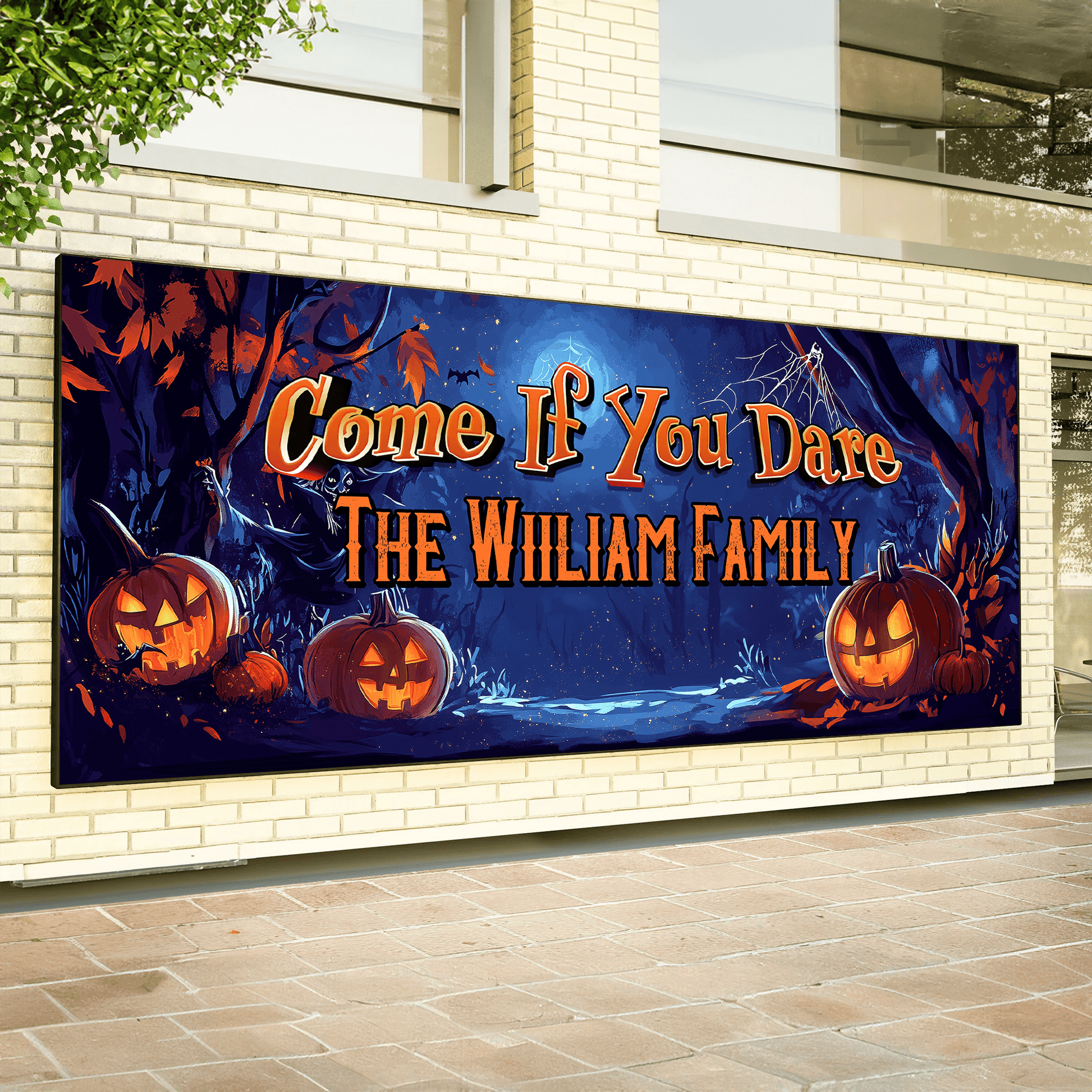 Halloween Garage Door Decor - Spooky Garage Banner Covers