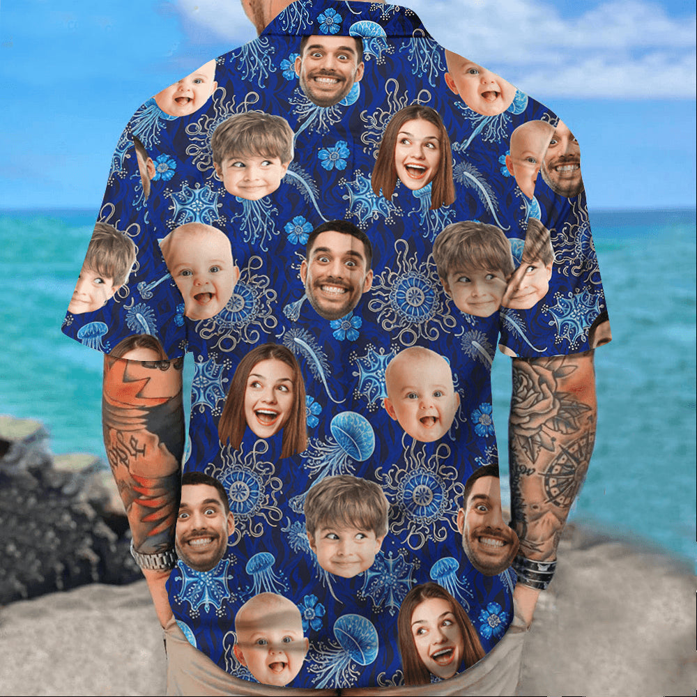 Personalized Luminocean Family Hawaiian Shirt - Custom Photo and Name