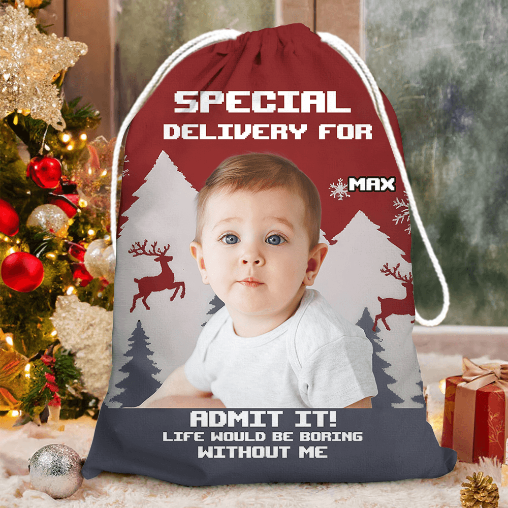 Christmas Boring Without Us Bag - Personalized Christmas Gift Bag