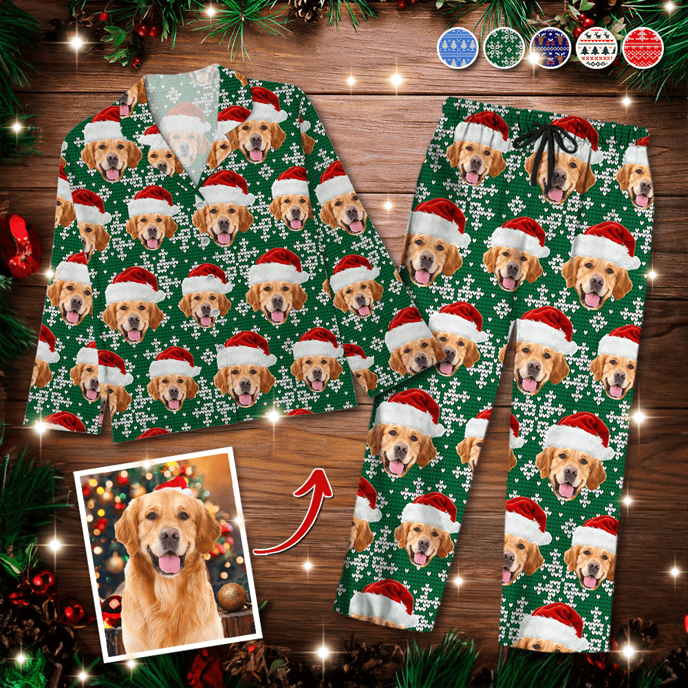 Custom Christmas Cat Pajamas - Personalized Family Pajama Set
