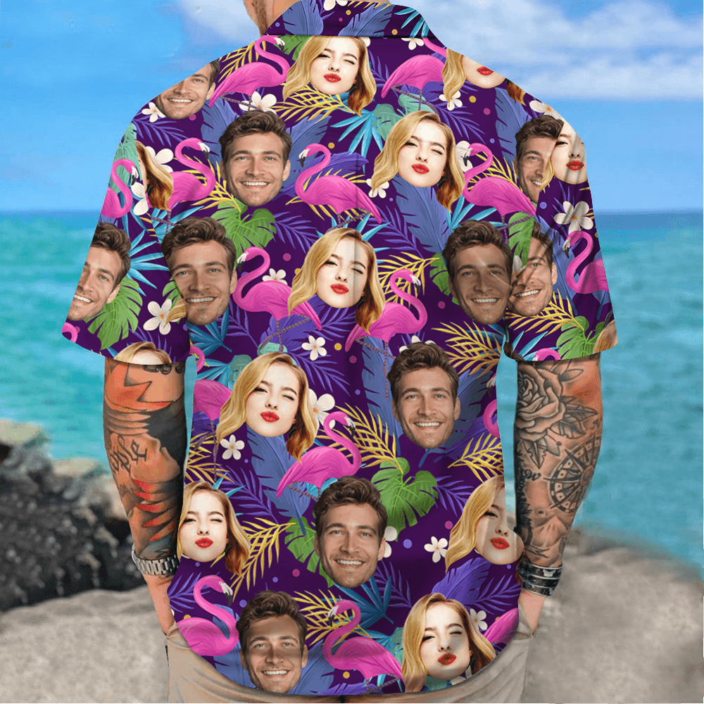 Neon Style Hawaiian Shirt - Personalized Father's Day Gift