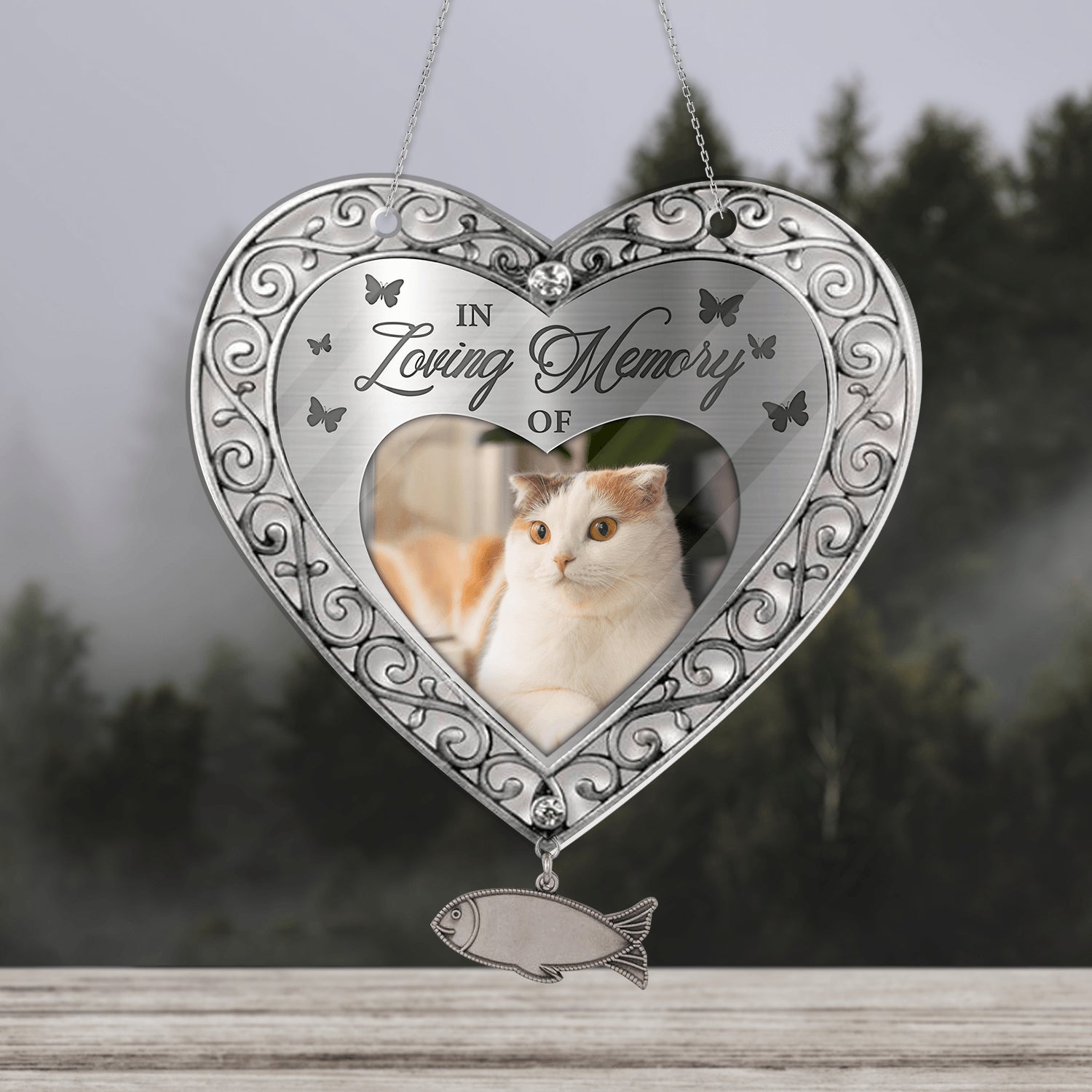 Personalized Cat Memorial Acrylic Sign - Custom Pet Remembrance Sign