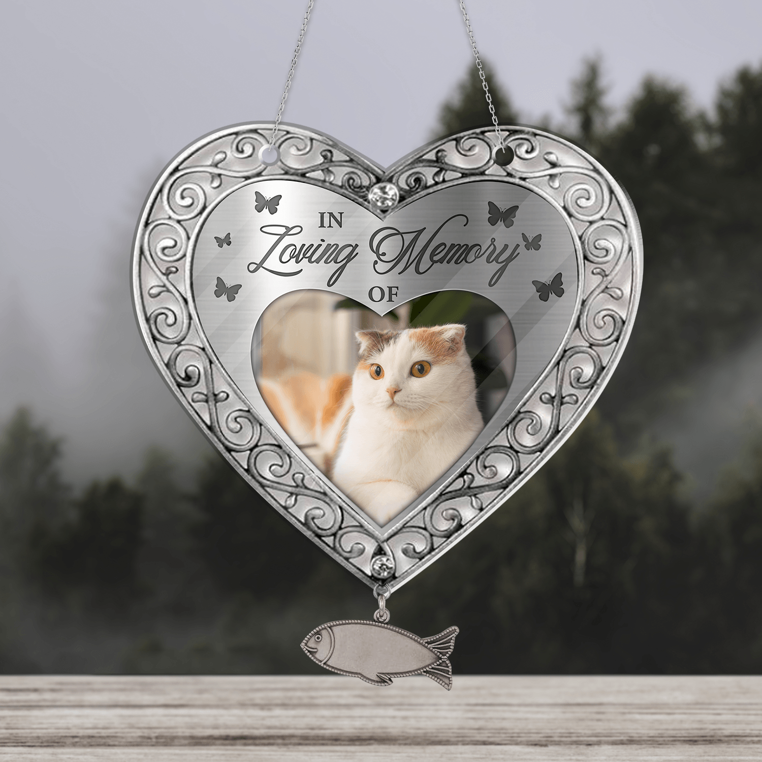 Personalized Cat Memorial Acrylic Sign - Custom Pet Remembrance Sign