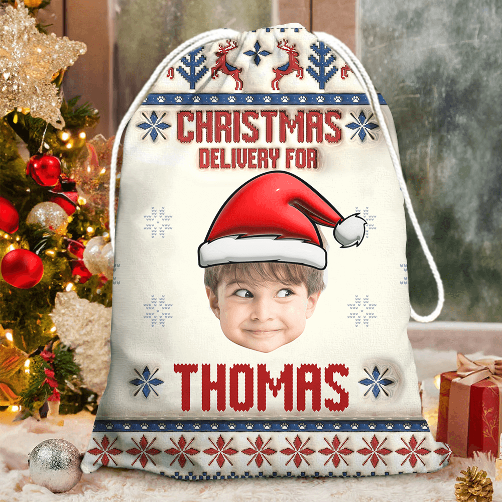 Christmas Gift Bags - Personalized 3D Inflated Christmas Gift Bag