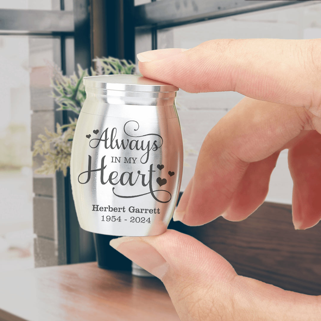 Mini Keepsake Urn - Your Wings Were Ready, My Heart Was Not
