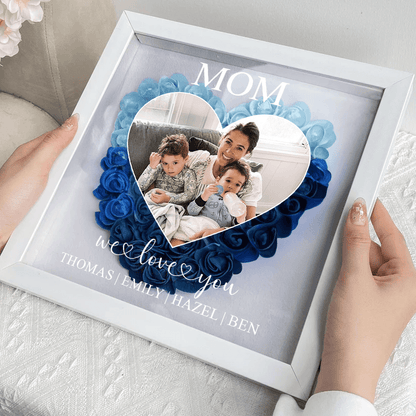 Personalized Shadow Box With Photos - Mom Gift ILY