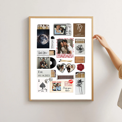 Stories Of Generations Couple - Portrait Art - Personalized Custom Canvas