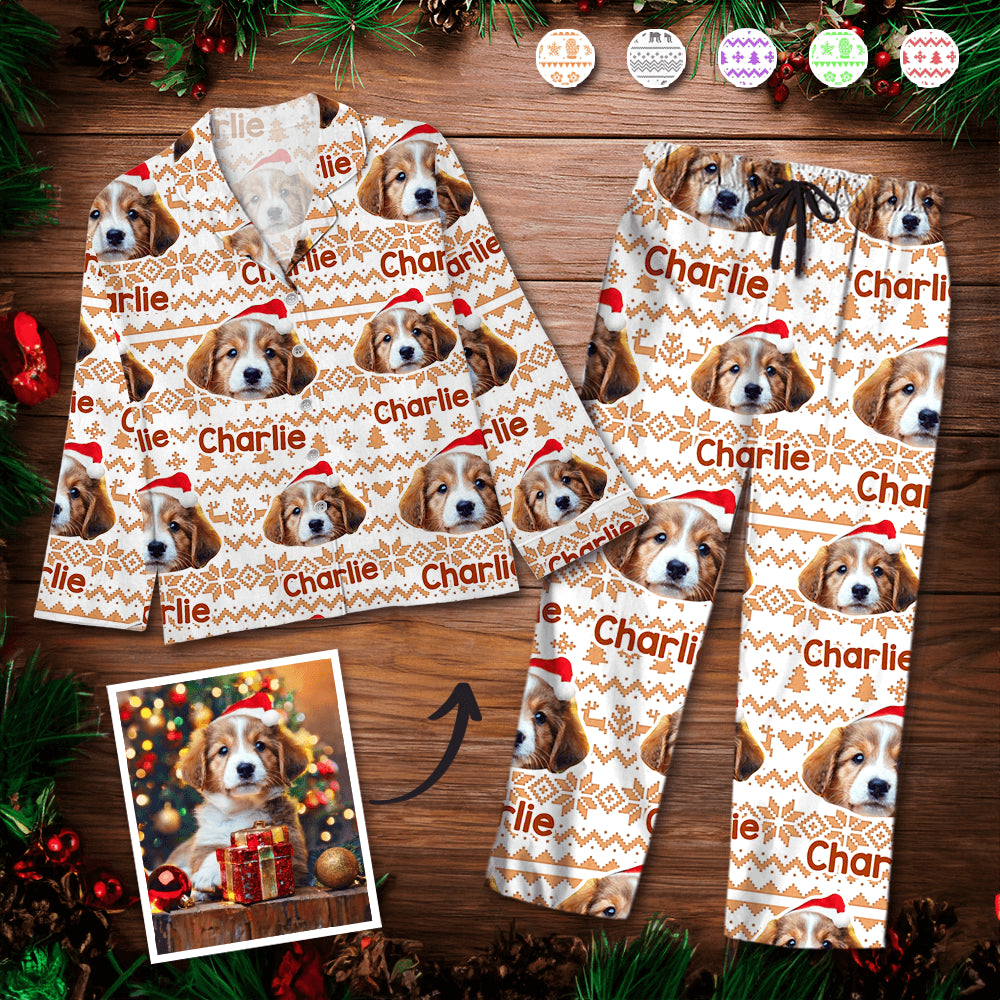 Custom Photo Pajamas - Personalized Christmas Pajama Set