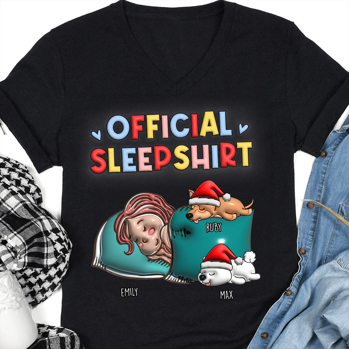 Official Sleepshirt 3D - Personalized Custom Unisex T-Shirt Gift