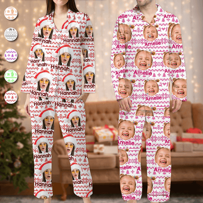 Custom Photo Pajamas - Personalized Christmas Pajama Set