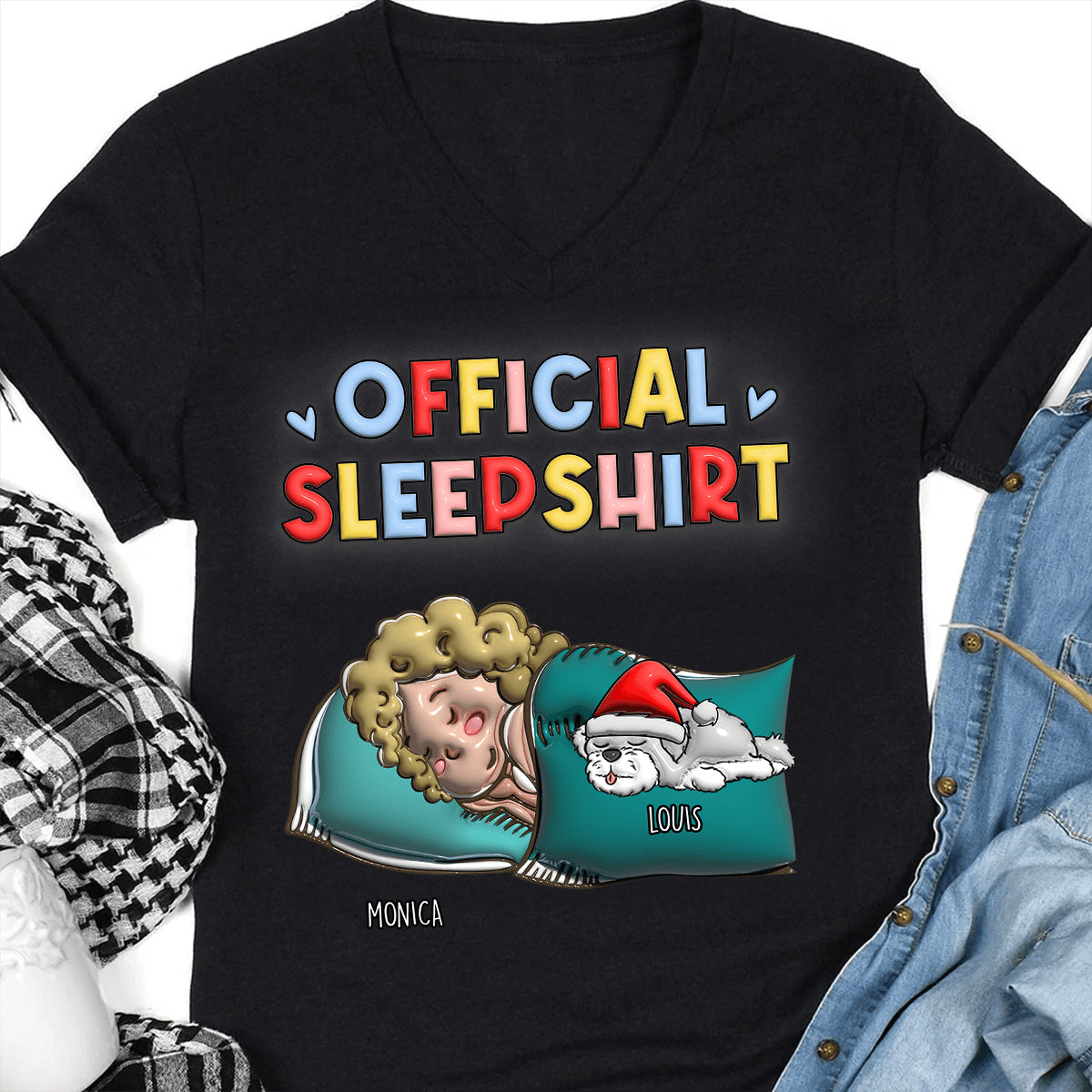 Official Sleepshirt 3D - Personalized Custom Unisex T-Shirt Gift