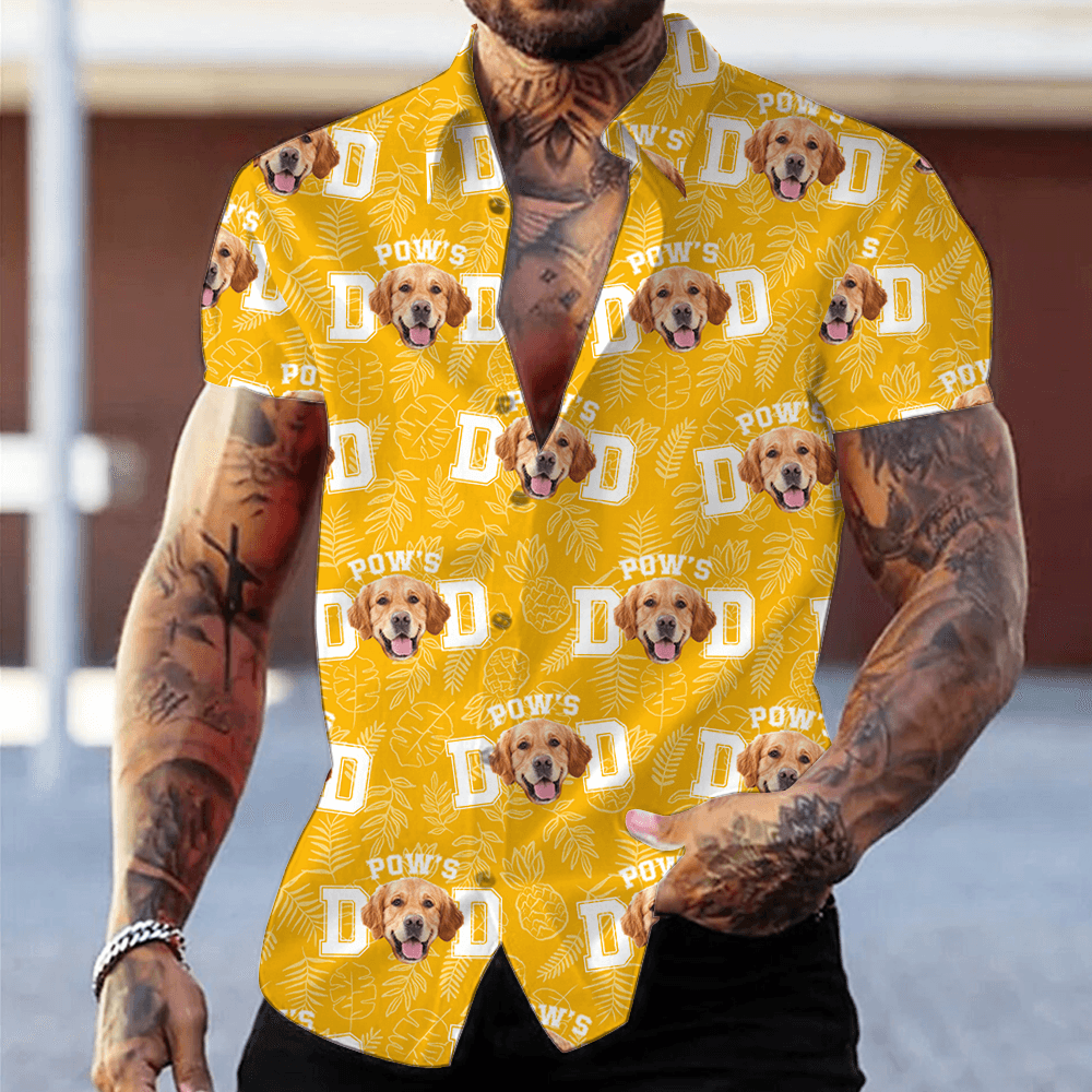 Personalized Hawaiian Shirt - Custom Photo and Name Family Shirt