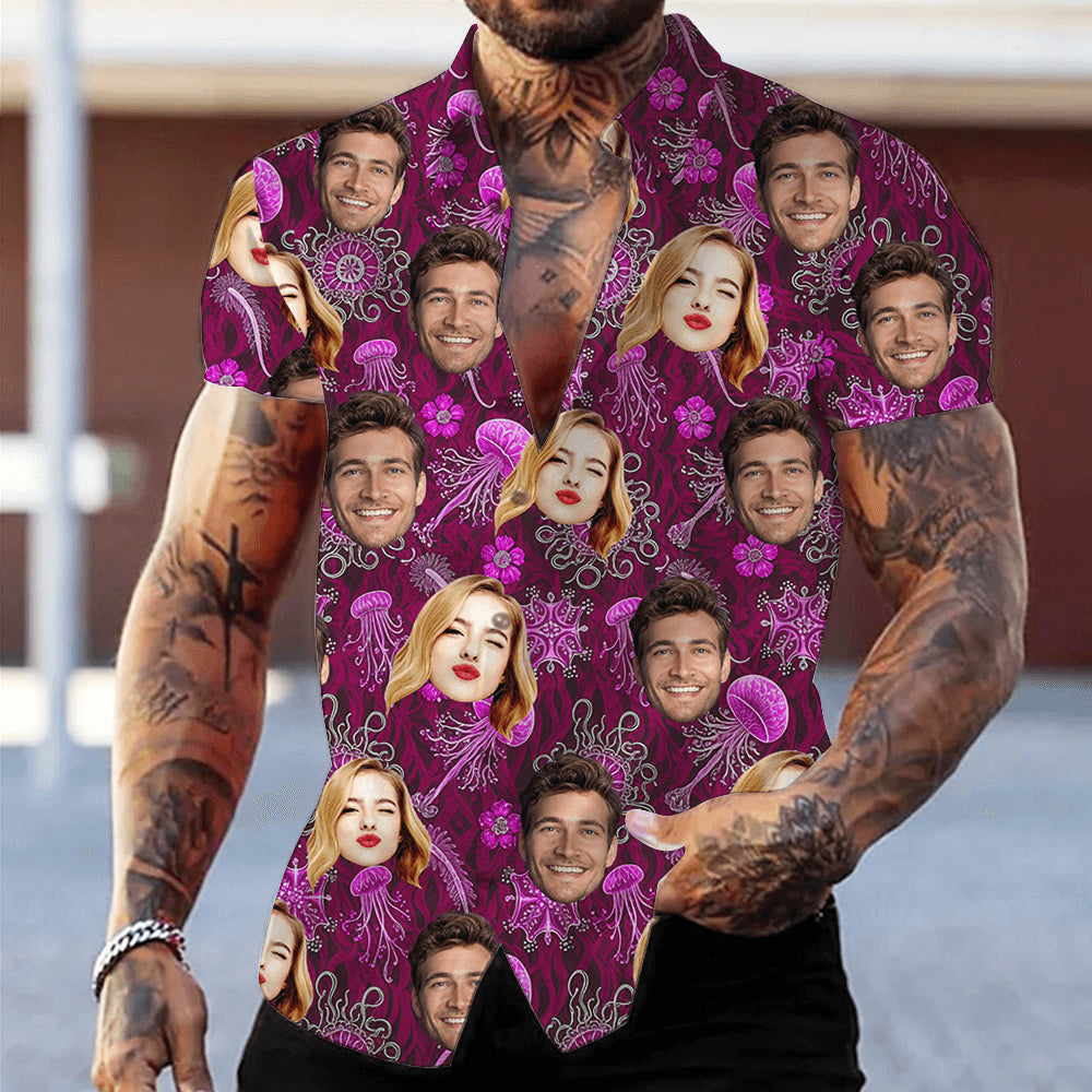 Personalized Luminocean Family Hawaiian Shirt - Custom Photo and Name
