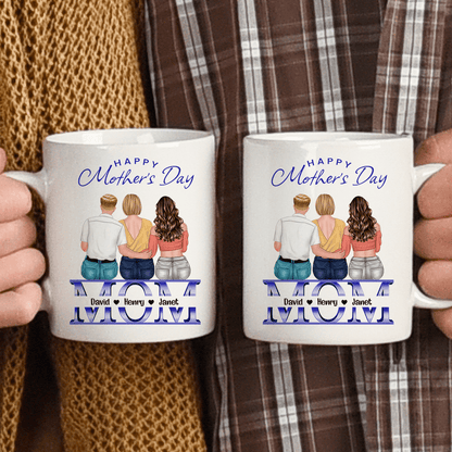 Personalized Happy Mother's Day Mug - Love You Mom Gift For Her