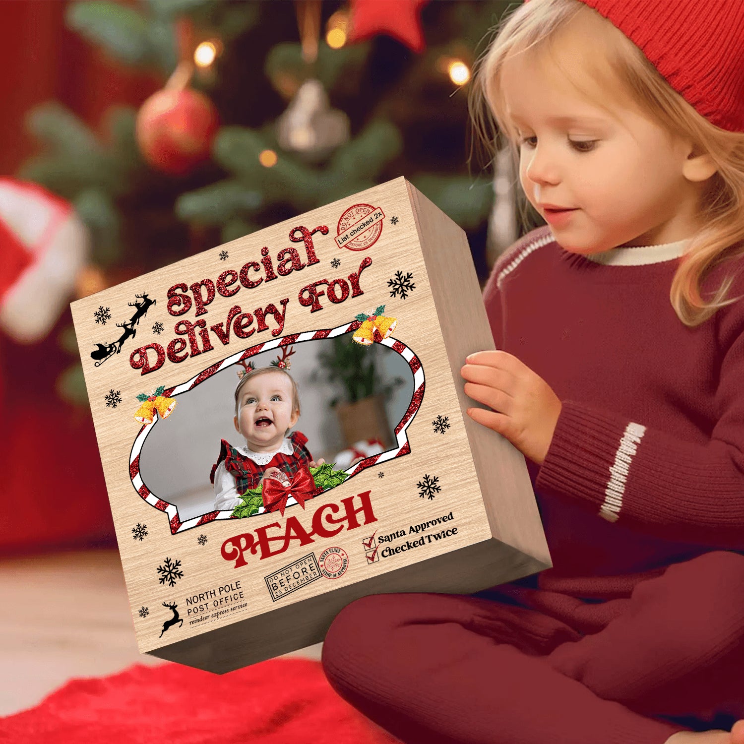 Photo Special Delivery - Personalized Christmas Eve Box For Kids