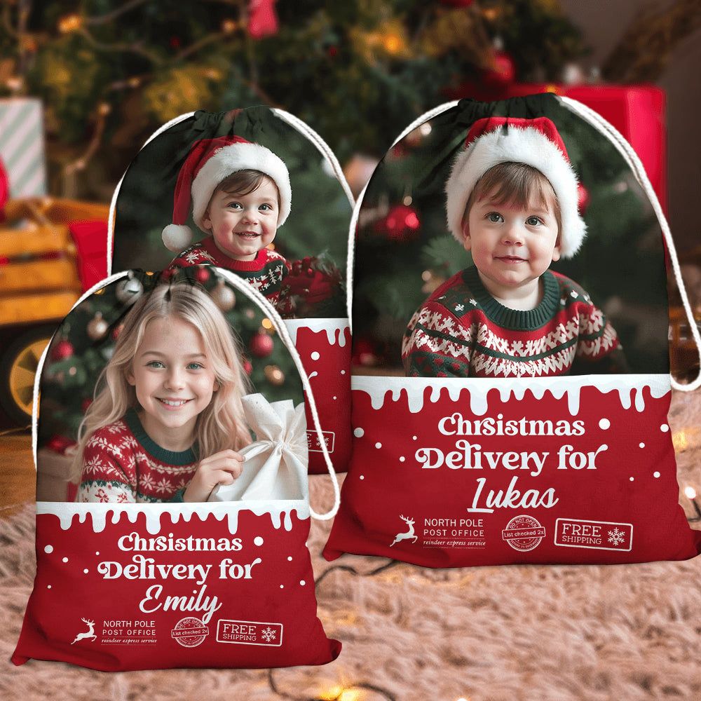 Christmas Special Delivery Bag - Personalized Santa Sack
