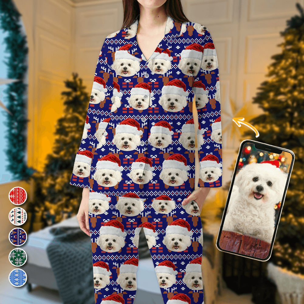 Custom Christmas Cat Pajamas - Personalized Family Pajama Set