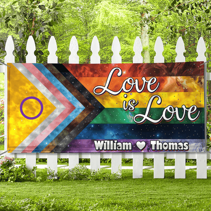 LGBTQIA+ Space Galaxy Pride Flag - Unique Gift Banner