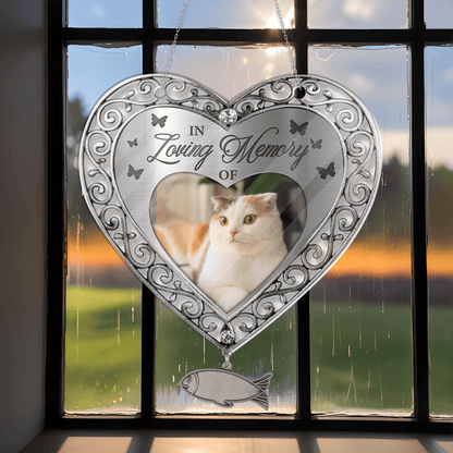 Personalized Cat Memorial Acrylic Sign - Custom Pet Remembrance Sign