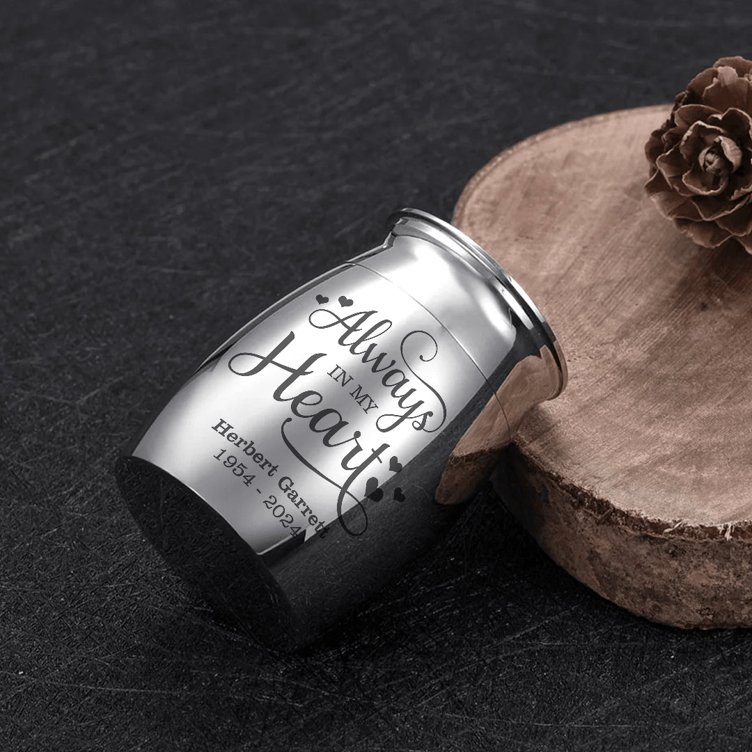 Mini Keepsake Urn - Your Wings Were Ready, My Heart Was Not