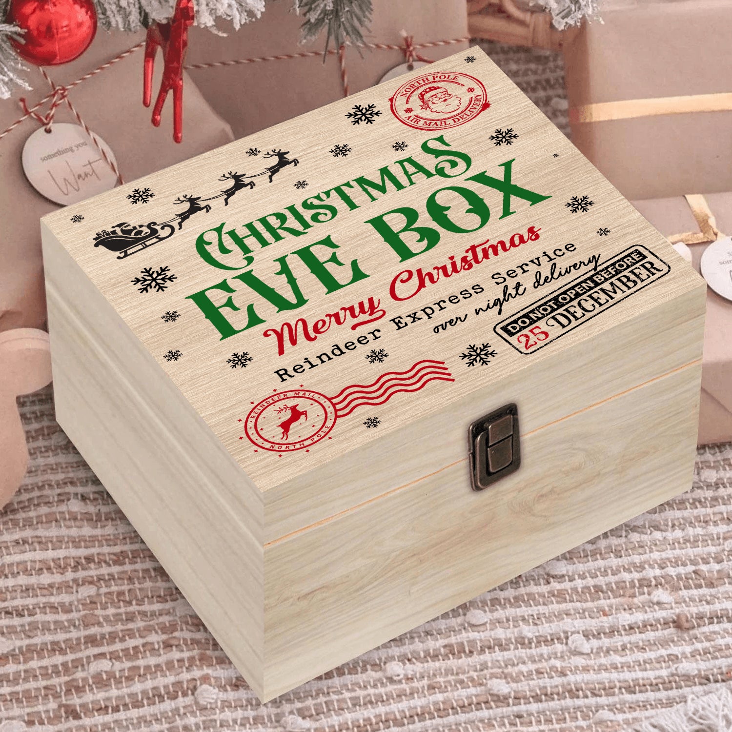 Merry Christmas - Personalized Christmas Eve Box For Kids