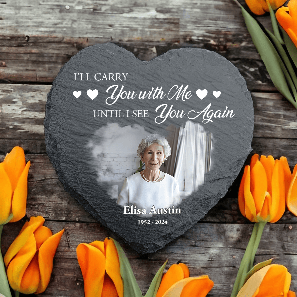 Until I See You Again - Personalized Memorial Garden Stone