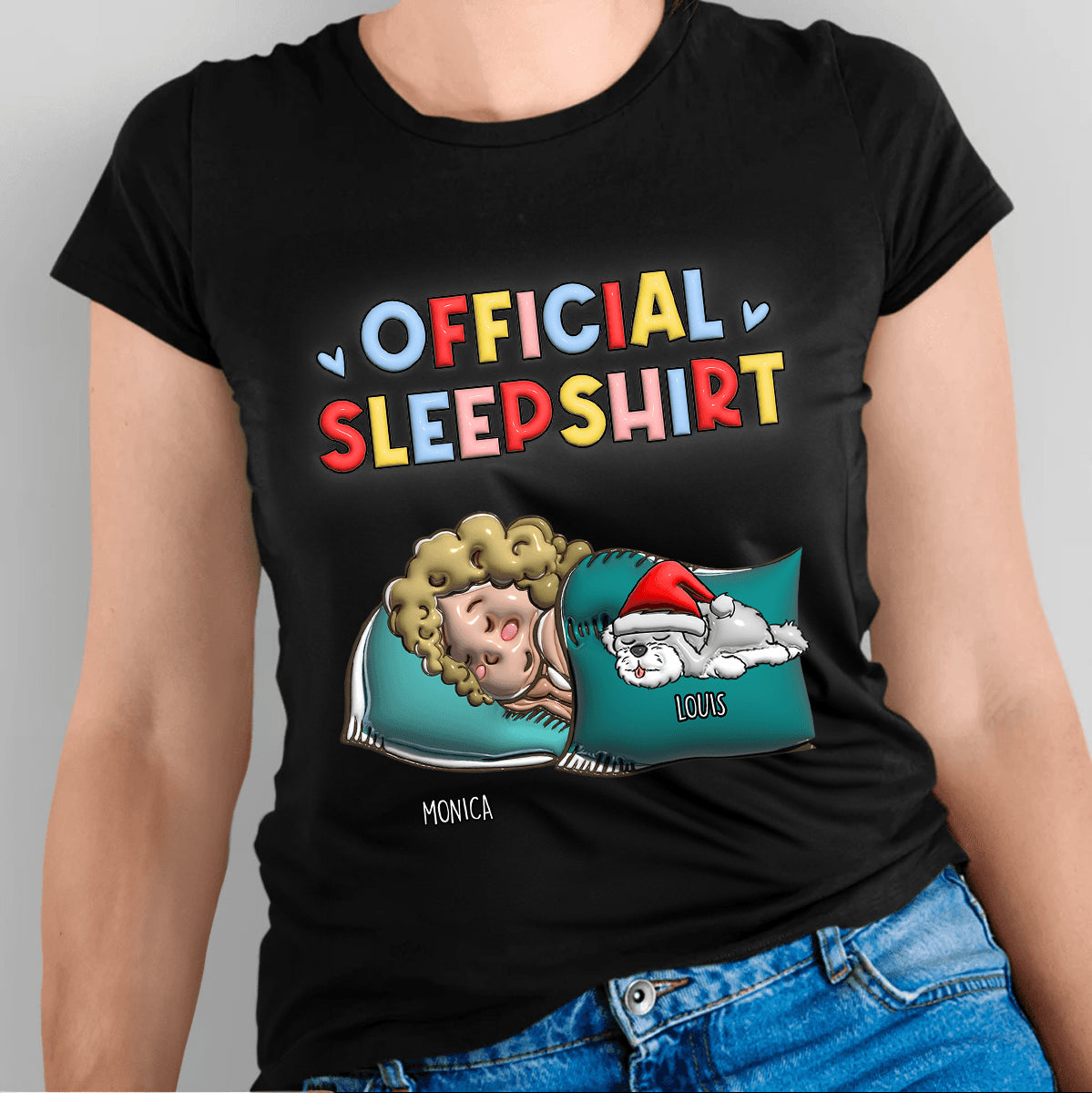 Official Sleepshirt 3D - Personalized Custom Unisex T-Shirt Gift