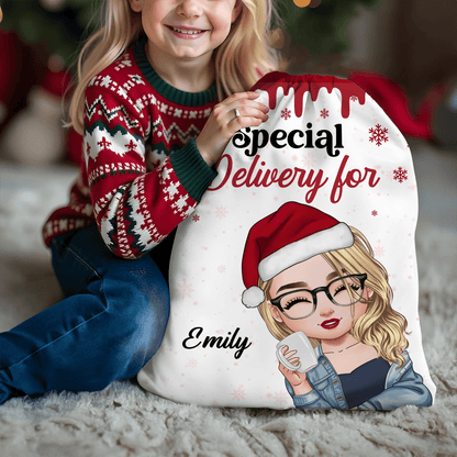 Personalized Santa Sack - Custom Christmas Gift Bag