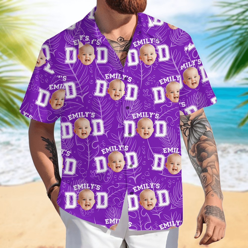 Personalized Hawaiian Shirt - Custom Photo and Name Family Shirt