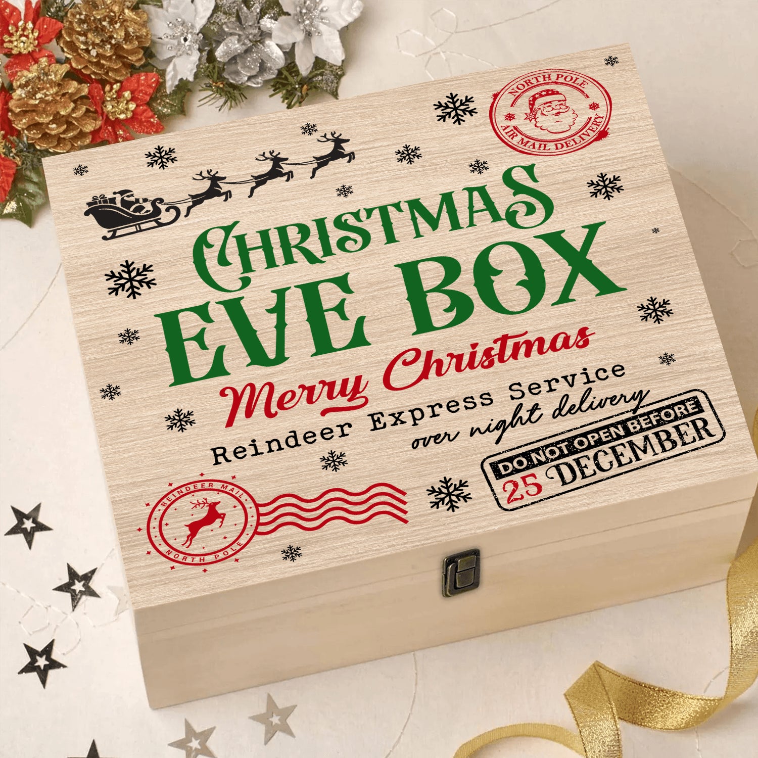 Merry Christmas - Personalized Christmas Eve Box For Kids