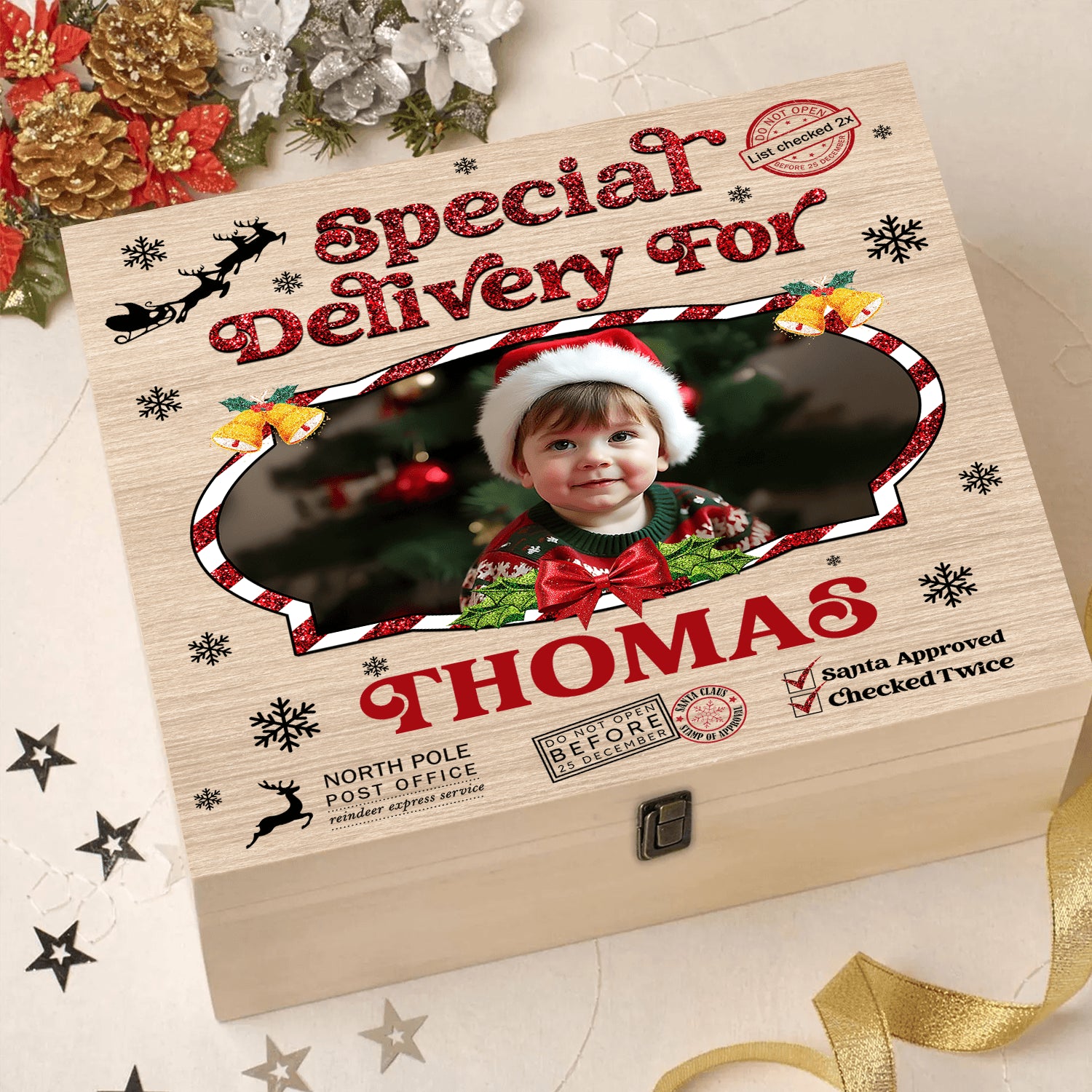Photo Special Delivery - Personalized Christmas Eve Box For Kids
