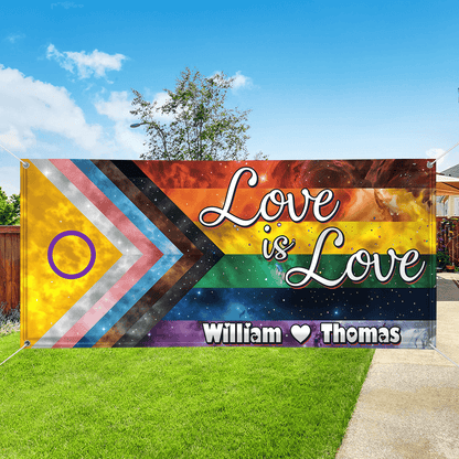 LGBTQIA+ Space Galaxy Pride Flag - Unique Gift Banner