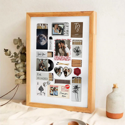 Stories Of Generations Couple - Portrait Art - Personalized Custom Canvas