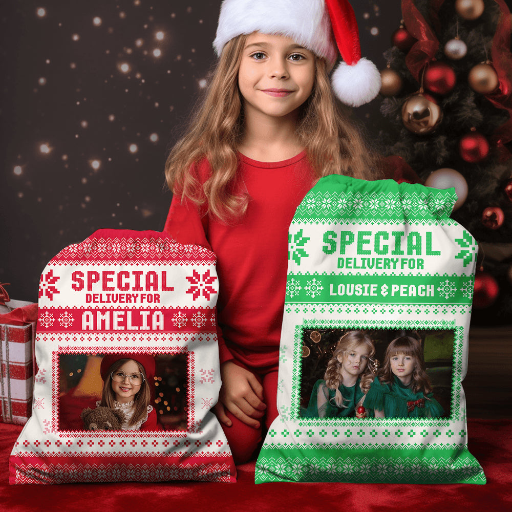 Custom Name Christmas Bag - Personalized Santa Bag Christmas For All