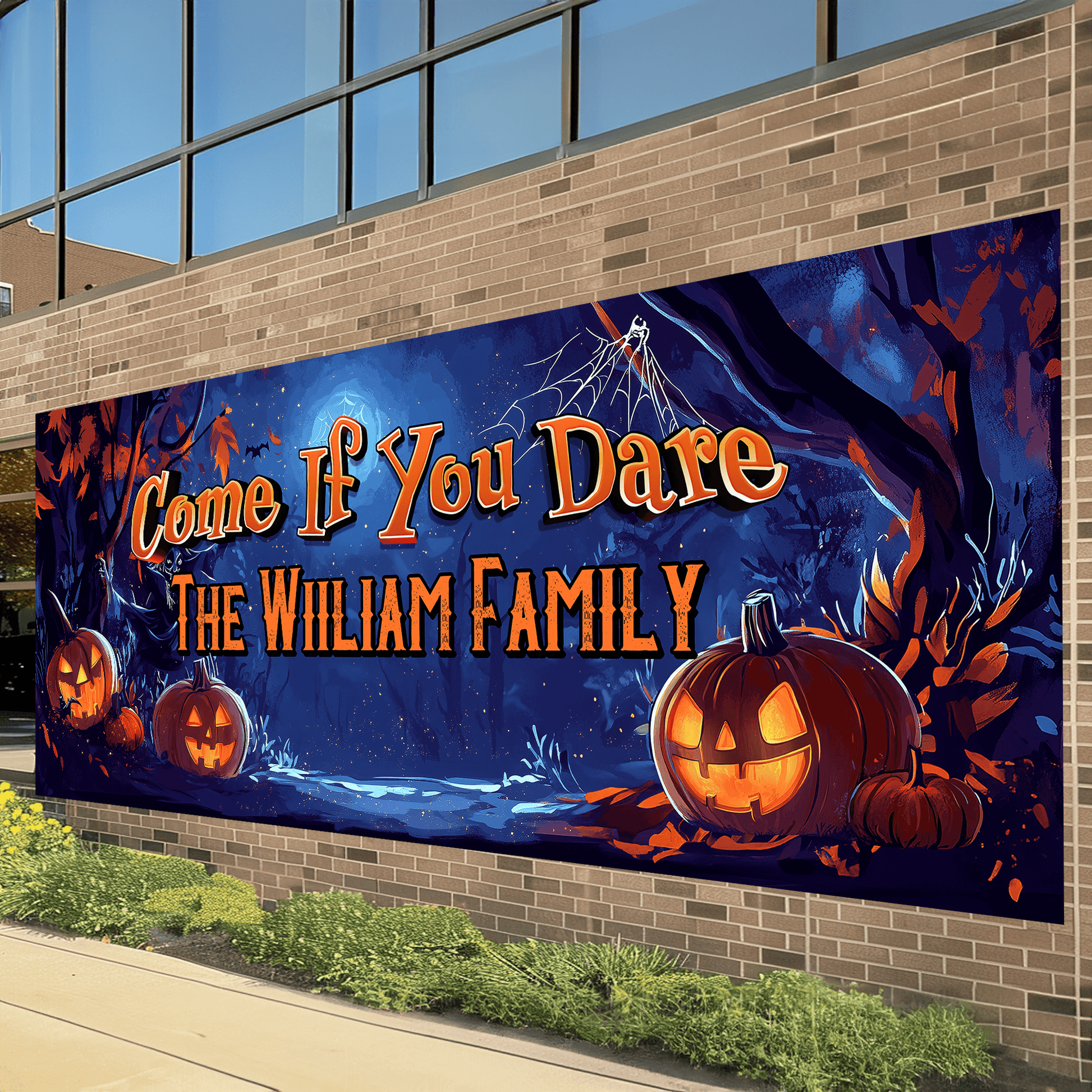 Halloween Garage Door Decor - Spooky Garage Banner Covers