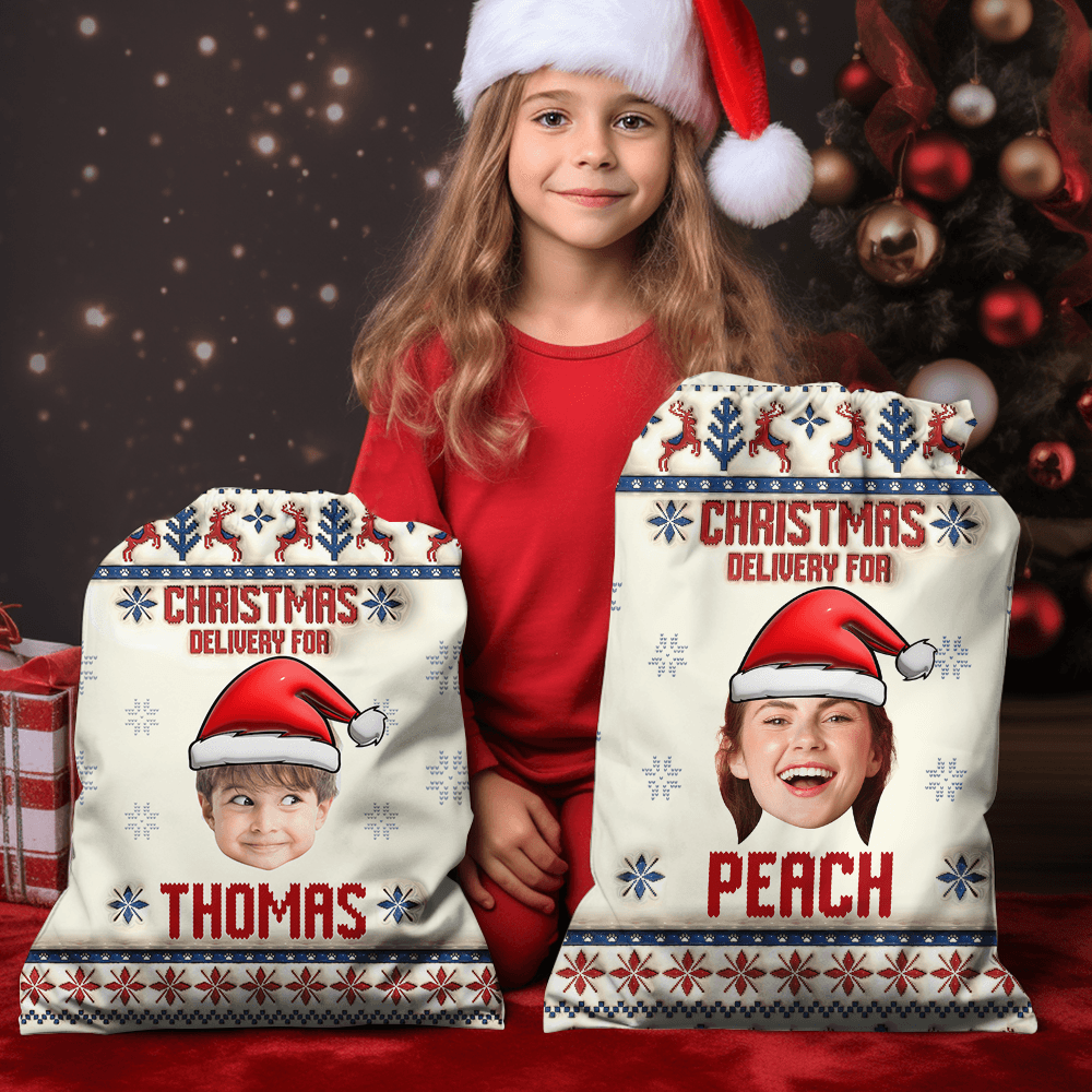 Christmas Gift Bags - Personalized 3D Inflated Christmas Gift Bag