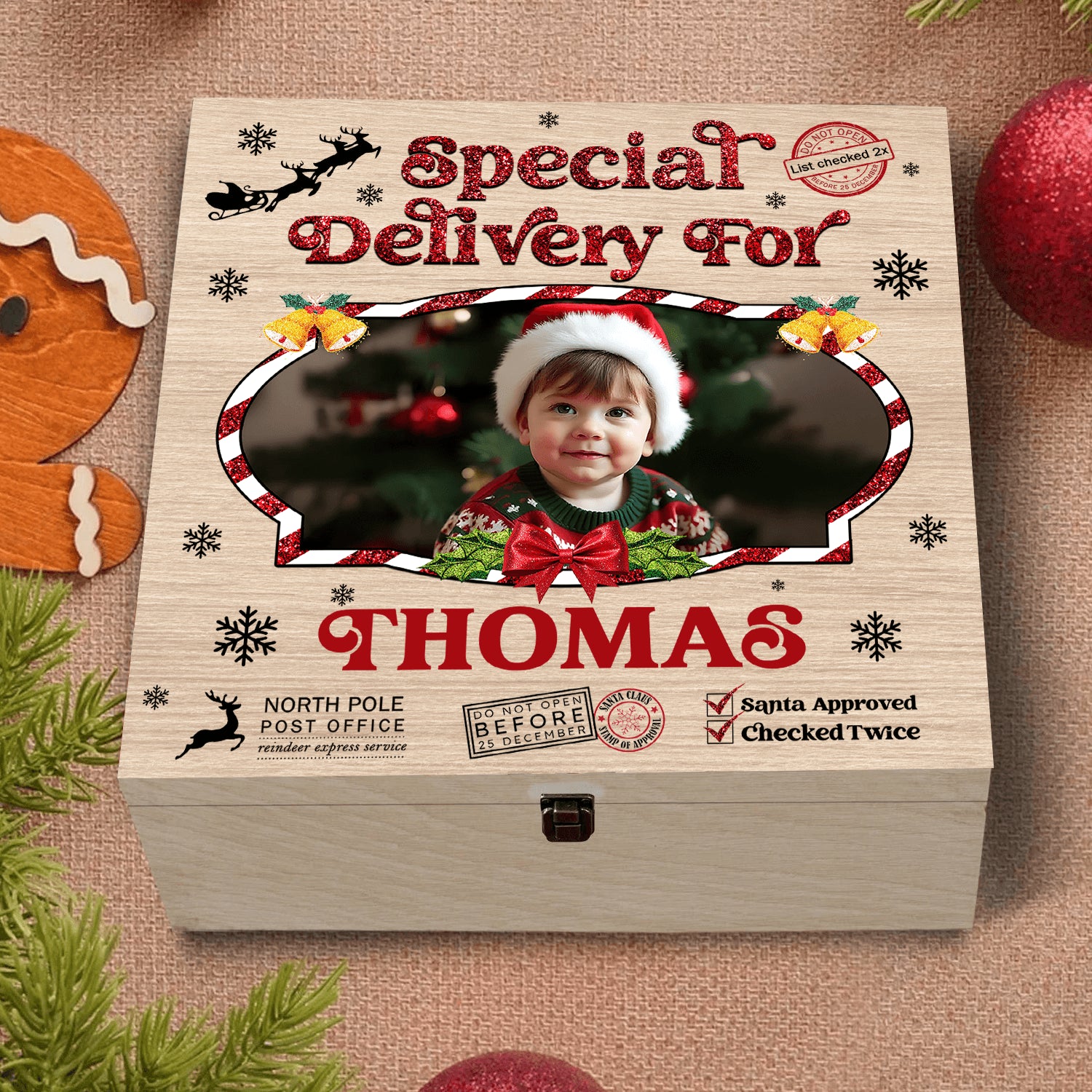Photo Special Delivery - Personalized Christmas Eve Box For Kids