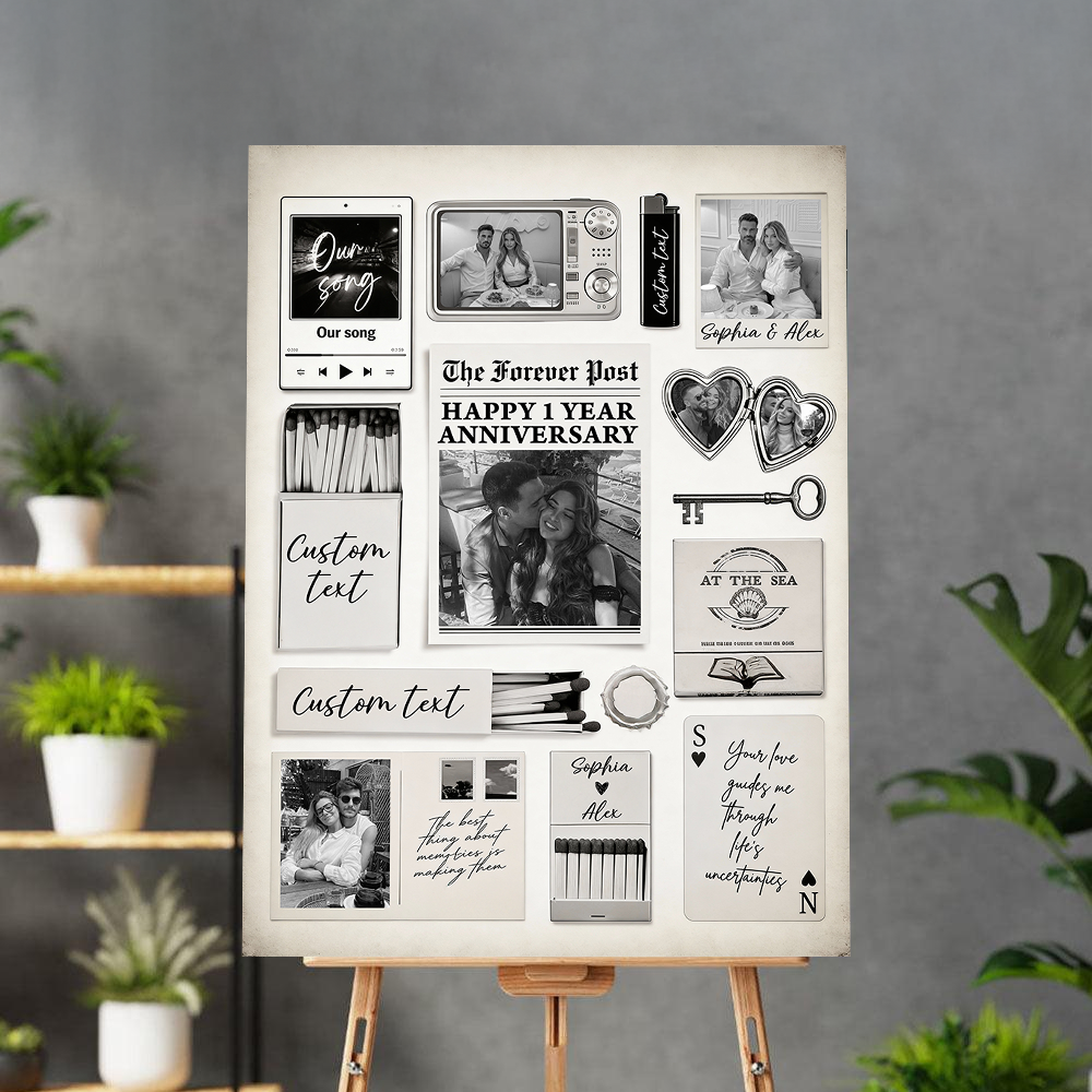 The Best Times Couple Valentine's Canvas - Personalized Poster And Canvas Print