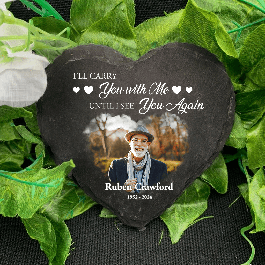Until I See You Again - Personalized Memorial Garden Stone