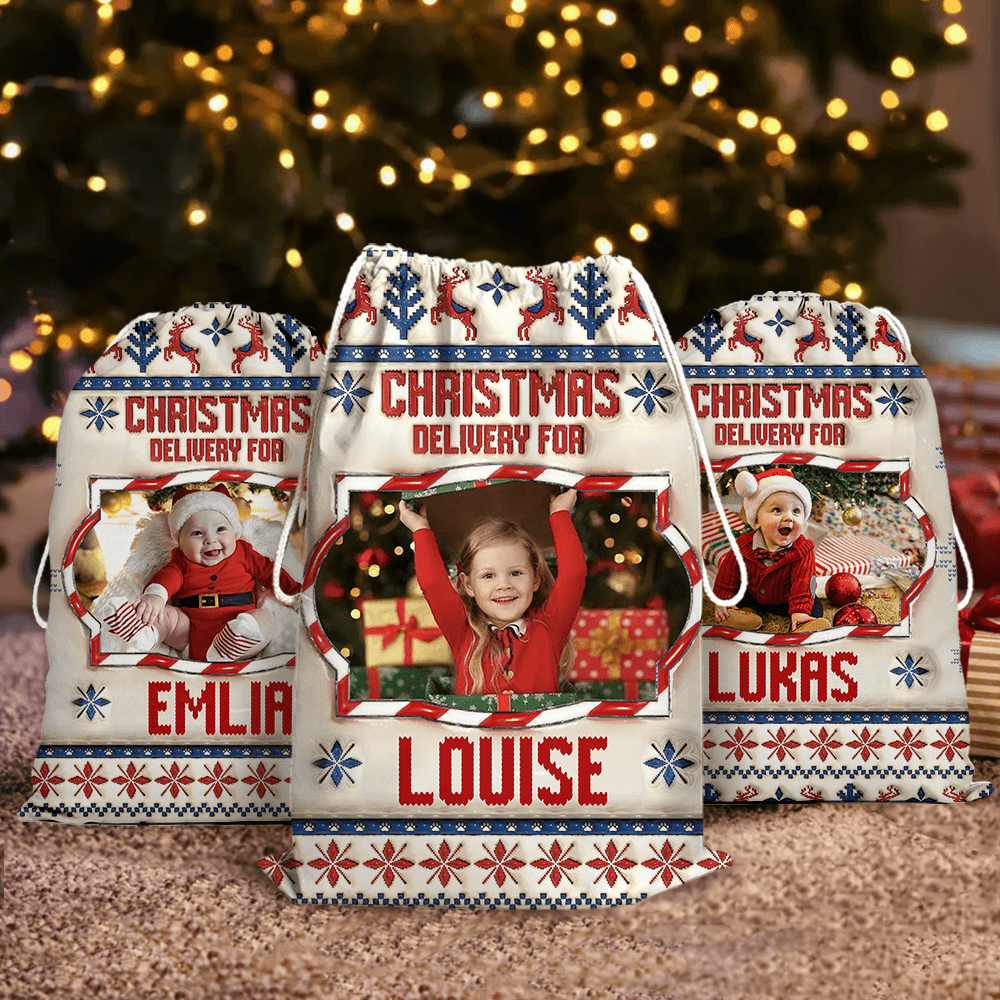 Christmas Gift Bags - Personalized 3D Inflated Christmas Gift Bag